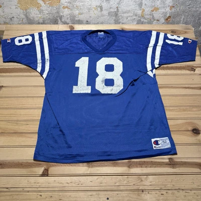 Camiseta deportiva para hombre talla grande 44 Peyton Manning Colts vintage años 90 Champion Foto 1 de 4