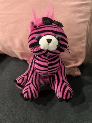 Webkinz Rockerz Cat Plush Punk Princess GANZ 2012 Virtual Pet HM5105 - NO CODE - Image 1 of 4