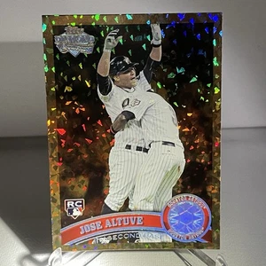 Topps Jose Altuve #US132 RC 2011 coñac diamante aniversario Astros PF1 - Imagen 1 de 3
