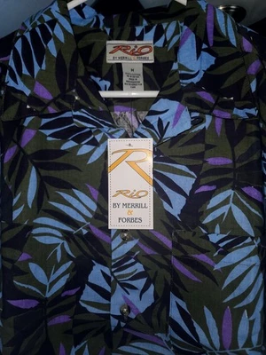 Men's Hawaiian Shirt - Rio by Merrill & Forbes Medium - Image 1 of 3