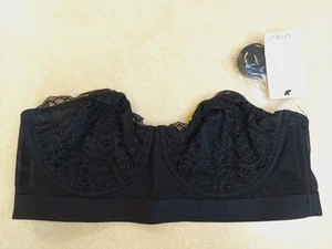 Nuevo con etiquetas Sujetador sin tirantes Lively The Lace negro azabache correa extraíble para mujer talla 36C - Imagen 1 de 5