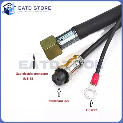 AG60 SG-55A Hochfrequenz Pilot Arc AIR Plasmaschneider gerader Brenner 15 Fuß CNC - Bild 1 von 2