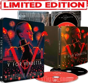 V for Vendetta 4K UHD + Blu-ray [Region Free] - Limited Edition Steelbook - Bild 1 von 2