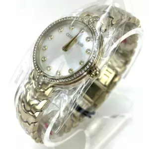 Cerruti 1881 CRM28103 Aurina Swarovski Kristalle goldfarbene Damenuhr neu mit Etikett - Bild 1 von 10
