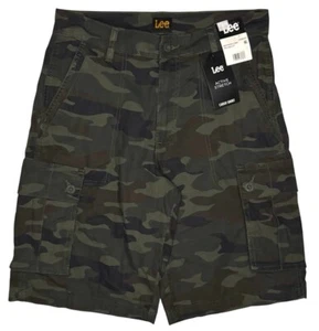 Lee #11696 NEW Men's Relaxed Fit Camo Active Stretch Cargo Shorts - Picture 1 of 2