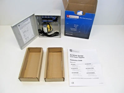Altronix ALTV244 CCTV Power Supply, Four Fused Outputs, 24/28VAC at 4A Enclosure - Image 1 of 4