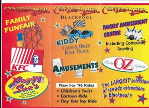 Central Pier, Blackpool, Summer Season Leaflet/Flyer for 1996, with Peggy Sue - Picture 1 of 2
