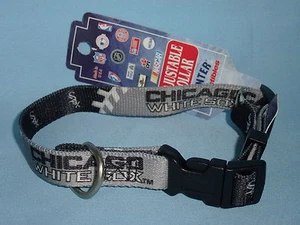 CHICAGO WHITE SOX Adjustable DOG/PET COLLAR size Small by Hunter Mfg NWT s - Picture 1 of 2