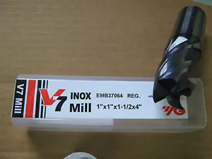 1"x1 1/2"LOCx4" OAL V7 4 FLT Carbide End Mill, YG-1 brand Aitin coat"NEW" - Picture 1 of 1
