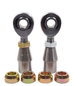 Chromoly 1/2 x 1/2-20 Panhard Bar Kit 1/2 Steel Cone Spacers .065 Bungs - Picture 1 of 8