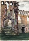 John Marshall (1911-1995) Watercolour Painting - St Davids Cornwall 1943