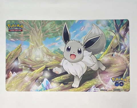 Pokemon Go Radiant Eevee 14 x 24 TCG Trading Card Play Mat - NEW No Box Cover