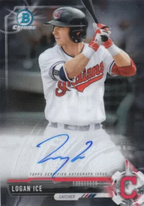 2017 Bowman Chrome Prospect Autographs #CPALI Indians Logan Ice Auto - NM-MT - Picture 1 of 2