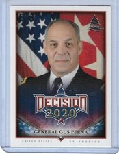 RARE 2020 DECISION ~ GENERAL GUS PERNA "SILVER FOIL" CARD #582 ~ /25