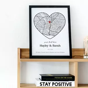 Personalisierte Hochzeitstag Datum für sie ihn Freundin Freund Liebeskarte - Bild 1 von 15