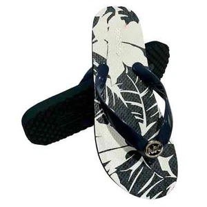 MSRP $69.99 NWT MICHAEL KORS WOMEN'S NAVY FLIP FLOPS SANDALS SIZE 7 8 10 11 - Picture 1 of 4