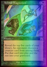 Magic the Gathering MTG Animal Magnetism (245) Onslaught   LP FOIL
