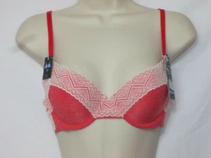 Nuevo con etiquetas Sujetador Camiseta Heidi Klum Encaje H221-1180B Tomate Marl con Encaje Talla 36A - Imagen 1 de 4