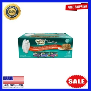 Purina Fancy Feast Medleys Wet Cat Food Variety Pack Chicken, 3 oz Cans (12 Pack - Picture 1 of 6