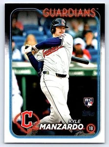 Actualización Topps 2024 RC #US262 Kyle Manzardo Cleveland Guardians novato - Imagen 1 de 2