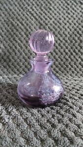 Caithness Purple Glass Perfume Bottle