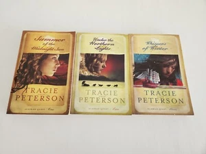 3x Tracie Peterson Alaskan Quest Series Books 1,2,3 Historical Suspense - Picture 1 of 4