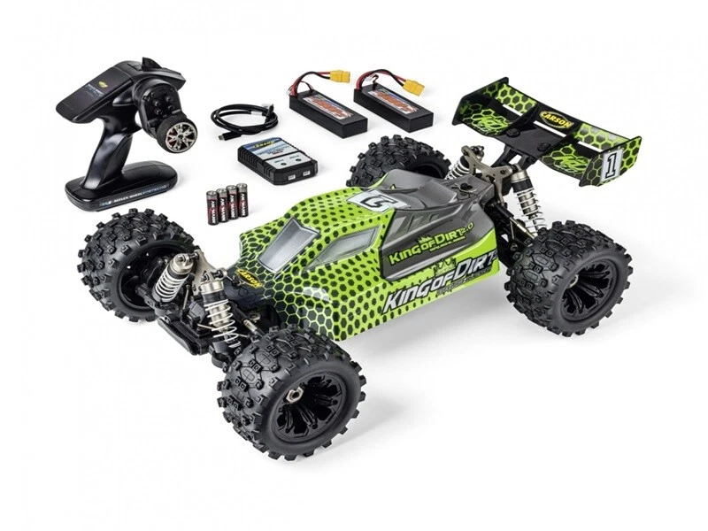 Carson 409095 1 8 King of Dirt 2.0 100 RTR grün 500409095 Neuheit 2025