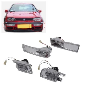 Bumper Clear TDI Fog Lamp Signal Lights for VW Jetta Golf MK3 93-98 95 New - Picture 1 of 7