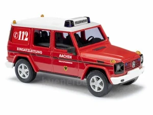 Busch 99113 Mercedes Benz MB G Aachen Einstzleitung Berufsfeuerwehr 1:87 Neu&OVP - Picture 1 of 3