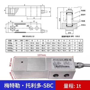 1pcs For Mettler Toledo Load Cell SBC-1t - Picture 1 of 4