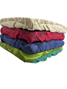 6 COPRISEDIA CUSCINI CON ELASTICO VESTI PER SEDIA IMBOTTITO SFODERABILE - Foto 1 di 15