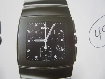 RADO SINTRA MEN'S WATCH CHRONO ALL CERAMIC SAPPHIRE R13477152 NEW - Image 1 of 4