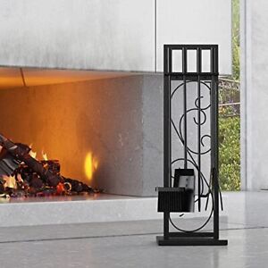 Fireplace Tools Set Wrought Iron Toolset Fireplaces Hearth Accessories Indoor Ou