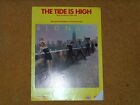 Blondie sheet music The Tide is High 1980 6 pages (VG shape)