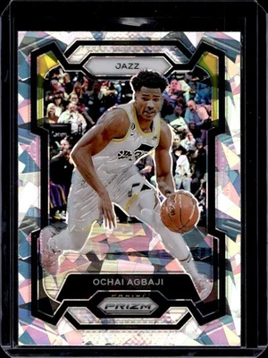 Ochai Agbaji 2023-24 Panini Prizm #92 Silver Ice - Image 1 of 2