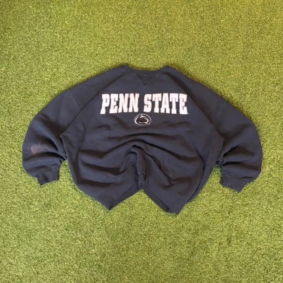 Navy blue and white vintage Penn State Nittany Lions retro college crewneck - Image 1 of 4
