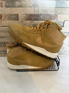 Nike Hoodland Suede Haystack 654888-727 Gum Light Brown Boots Mens Uk 11 - Picture 1 of 8