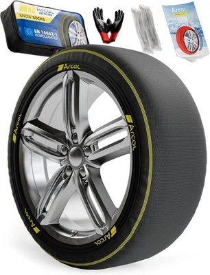 ARCOL Calze da Neve Omologate Italia EN 16662-1  / ArcticPro Catene da Neve XL - Immagine 1 di 4