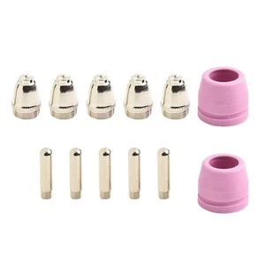 12PCS Plasma Cutter Consumables Torch Kit for AG60 SG55 with Electrodes Nozzles - Picture 1 of 10
