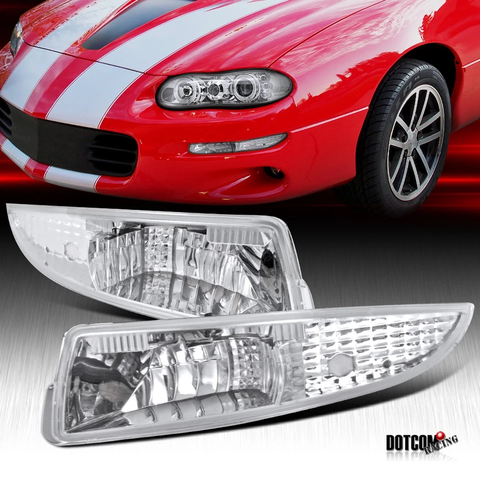 Fit 1993-2002 Chevrolet Camaro Front Bumper Signal Lights Parking Driving Lamps Foto 1 de 4