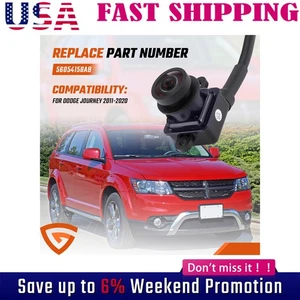 Cámara de estacionamiento de reversa de visión trasera para Dodge/Journey 2011 2012-2020 56054158AG/AB - Imagen 1 de 12