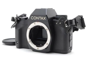 All Works [NEAR MINT] Contax Aria 35mm SLR Film Camera Black Body From JAPAN - Picture 1 of 8