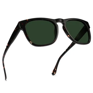 Acetate Polarized Sunglasses Hand-Crafted Frame UV Protection Classic Retro S... - Picture 1 of 7