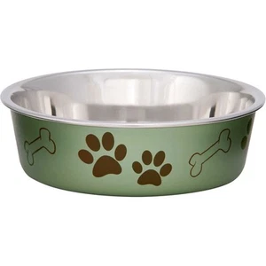 Loving Pets Bella Dog Bowls Stainless Steel Dog Cat Bowls Spill Proof Dog Food B - Picture 1 of 1