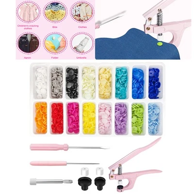 Cute Environmentally Friendly Resin Buttons+Installation Tools Handmade gift Set - Image 1 of 4