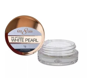 Cre8tion Nail Art Effect - 1 gram Color White Pearl - Picture 1 of 4