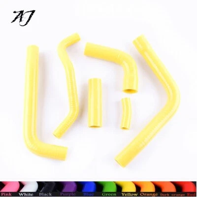 Manguera de radiador de refrigerante de silicona tubo amarillo para Yamaha YZFR6 YZF R6 R6N 1999-2002 Foto 1 de 4