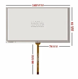 6.1inch Resistive Touch Screen Digitizer Glass For GPS CLAA061LA0ACW 148*82mm - Bild 1 von 1