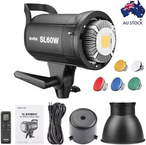AU Godox SL-60W LED Video Light 5600K Continuous Light fr Studio Video Recording - Picture 1 of 11