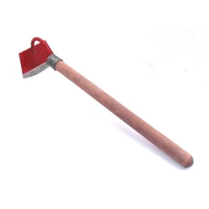 Hoe with 350mm Wooden Handle / Soil Hand Fork Digging Dutch Cultivator - Picture 1 of 1